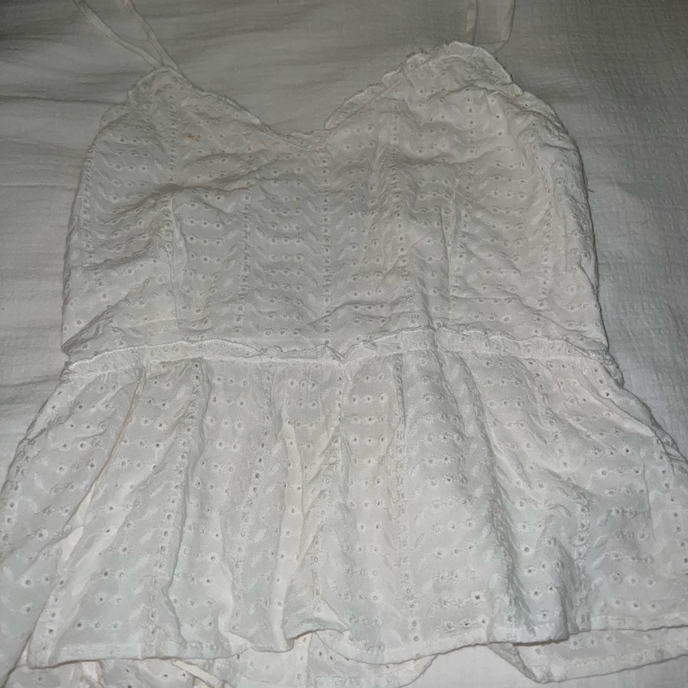 •cute little white blouse
